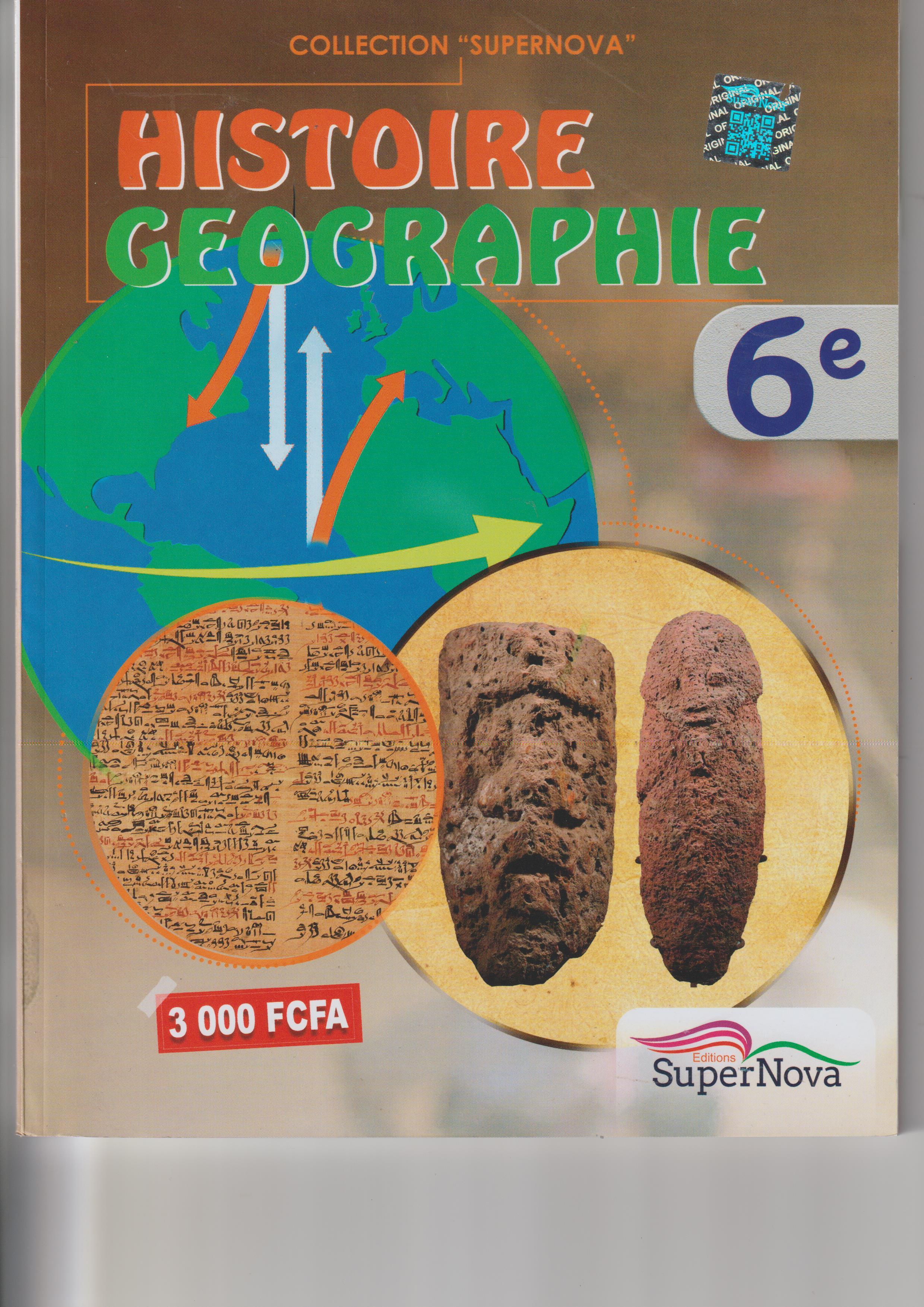 6ème MANUEL HISTOIRE GEOGRAPHIE SUPERNOVA