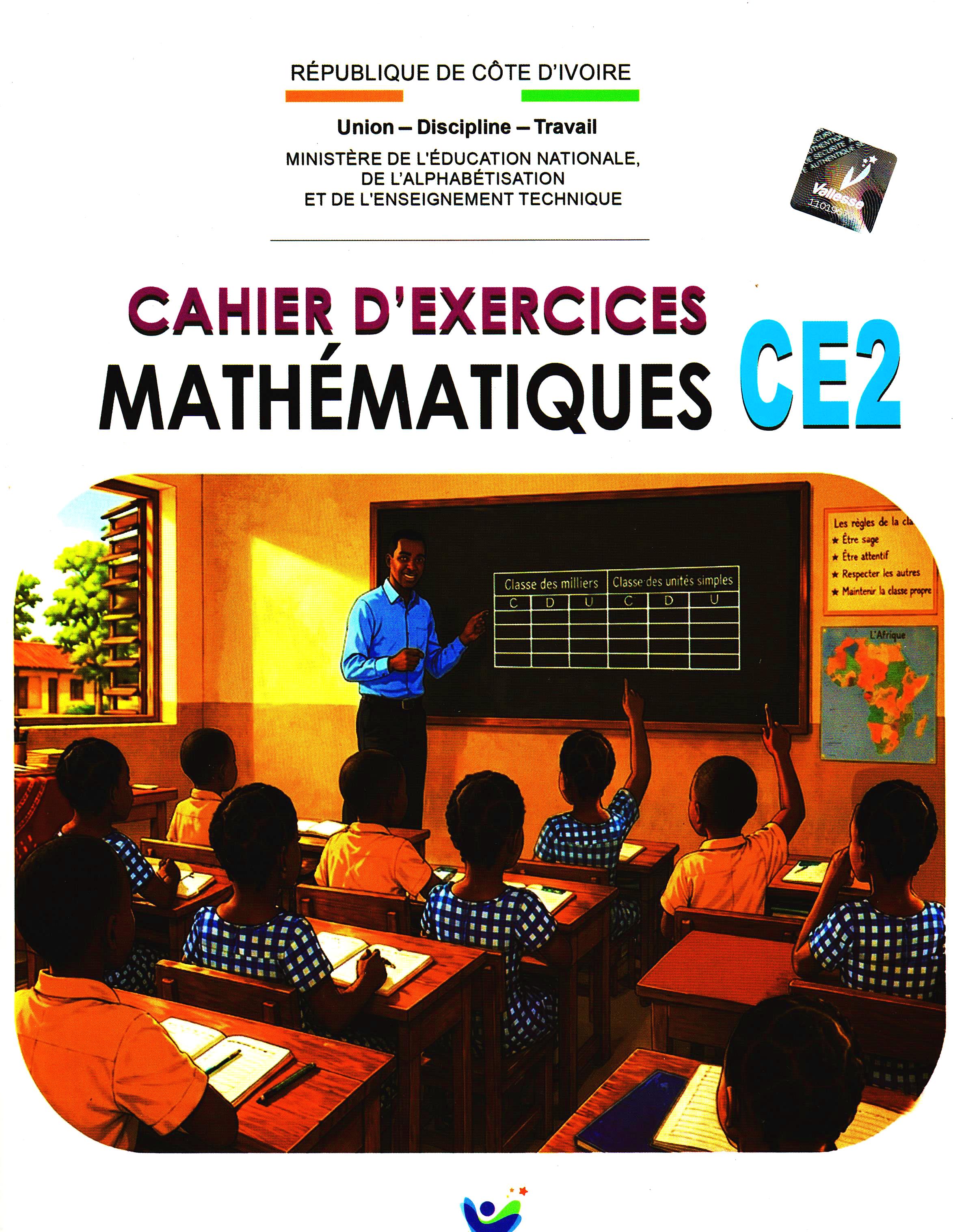 CAHIER D'EXERCICES MATHEMATIQUES CE2, VALLESSE EDITIONS