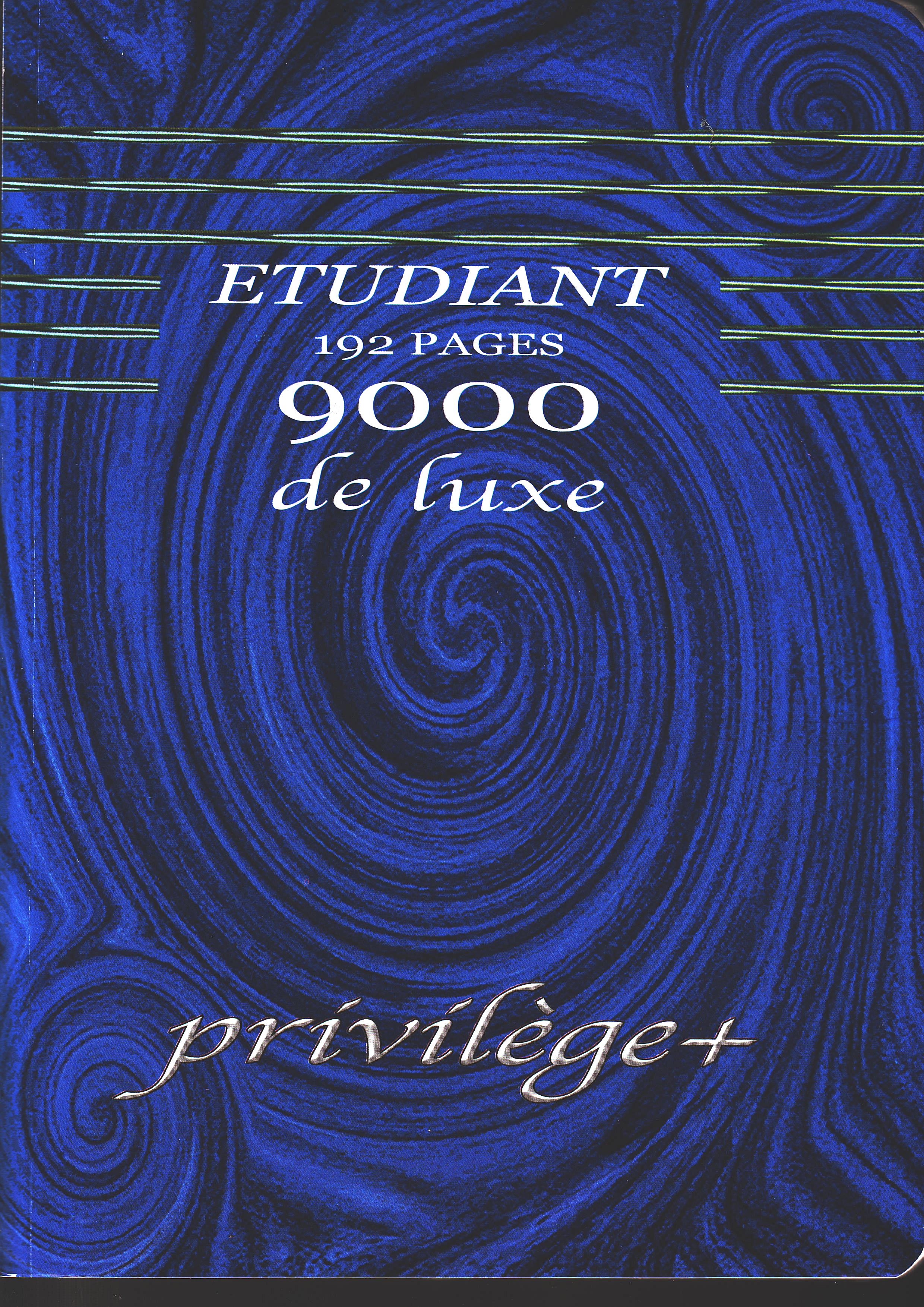 Cahier Etudiant 192p Privilège Petits Carreaux