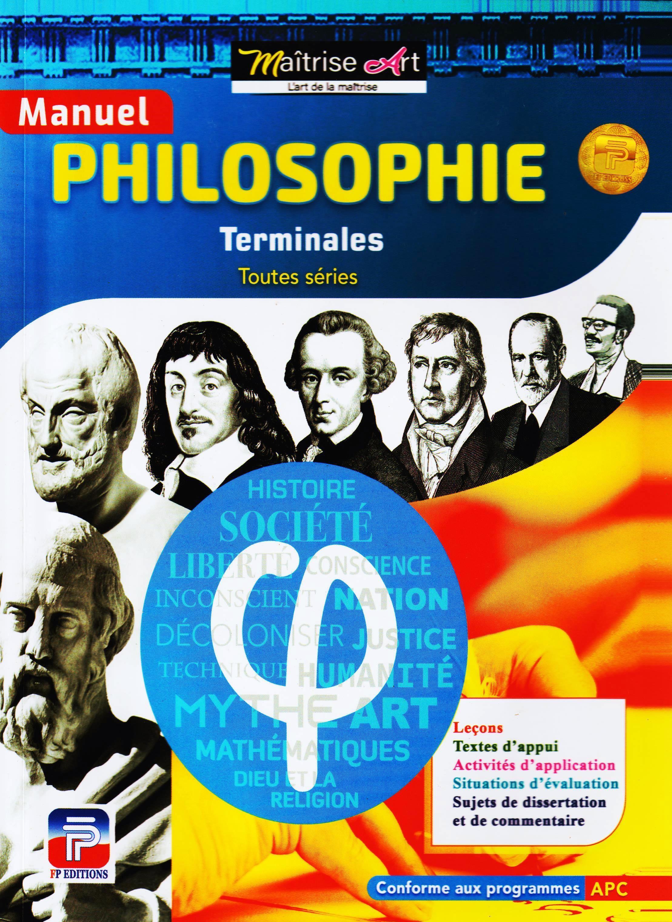 MANUEL PHILOSOPHIE TLE TOUTES SERIES, FP EDITIONS