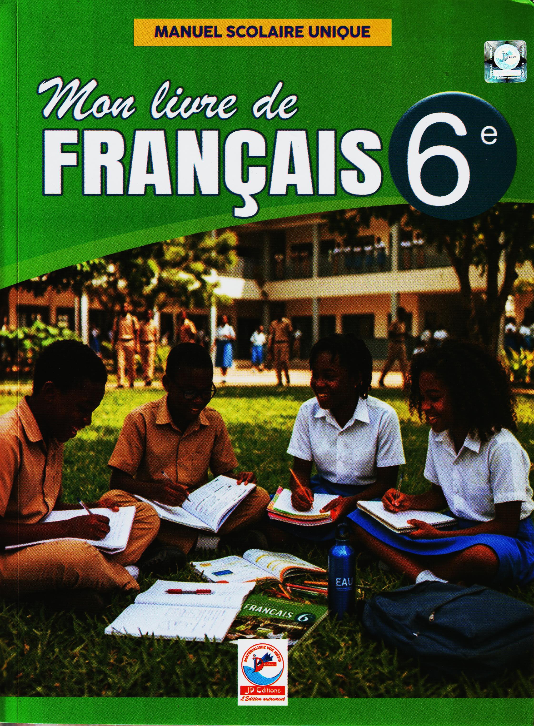 MANUEL FRANCAIS 6ème, JD EDITIONS